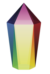 beautiful Colorful crystal quartz