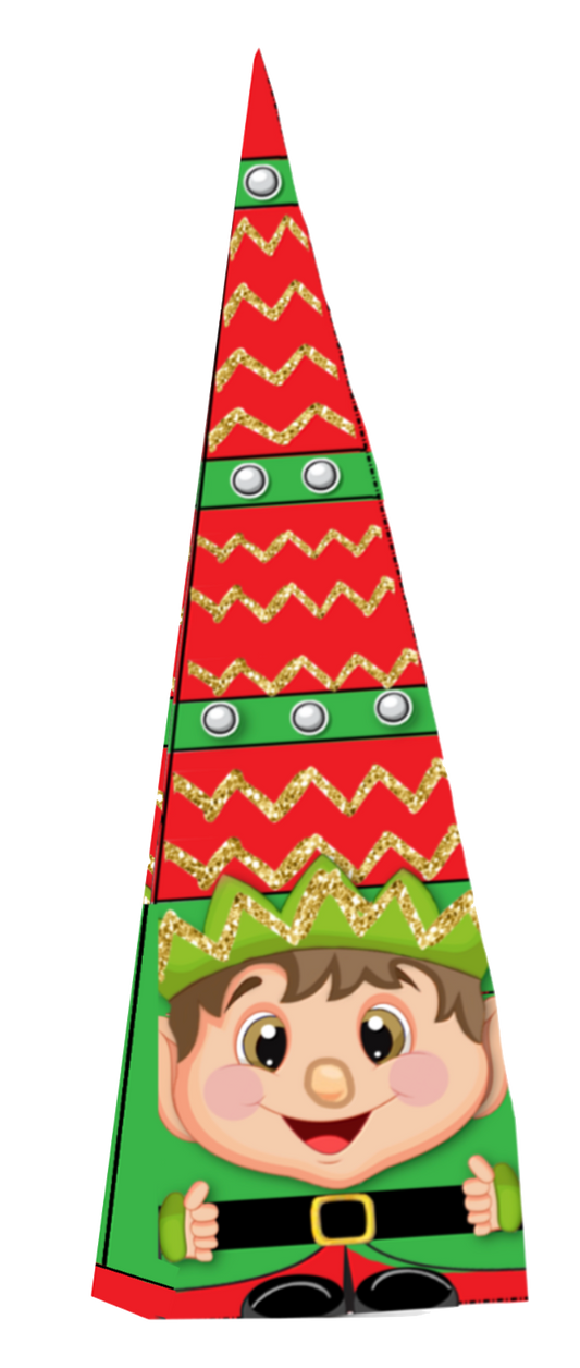 Elf on a Shelf 3D BOX DIY One Page Printable Craft - Scroll then Click on the Printable Page to download