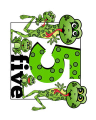 Frog Number Five - 8x10 Print Sign