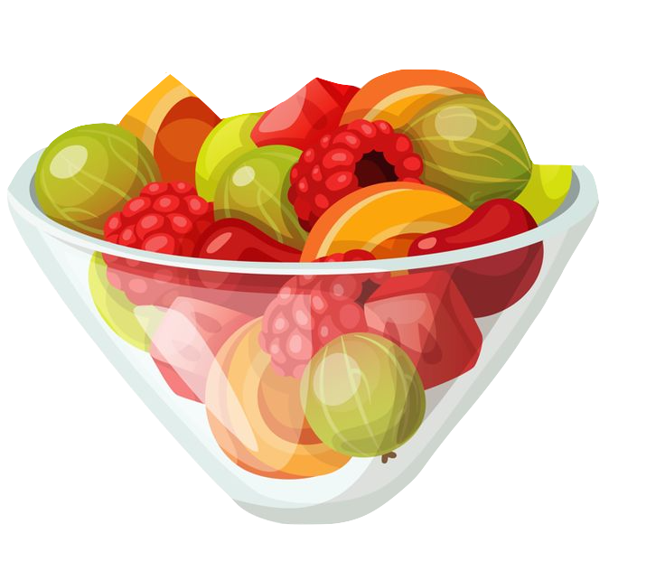 Glass Bowl of fruit #2