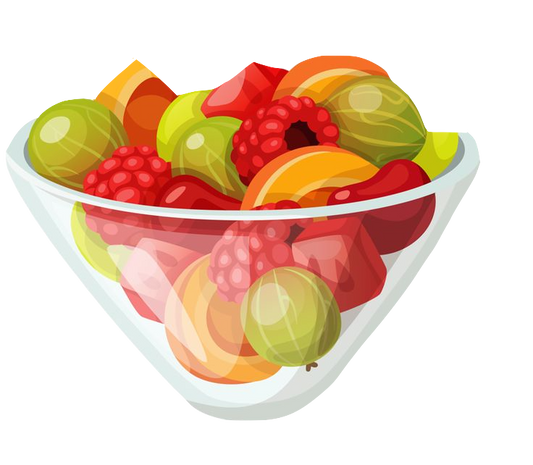 Glass Bowl of fruit #2
