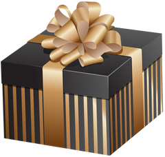 20 Gold - Silver Black Presents - Gifts Wrapped Birthday Bundle
