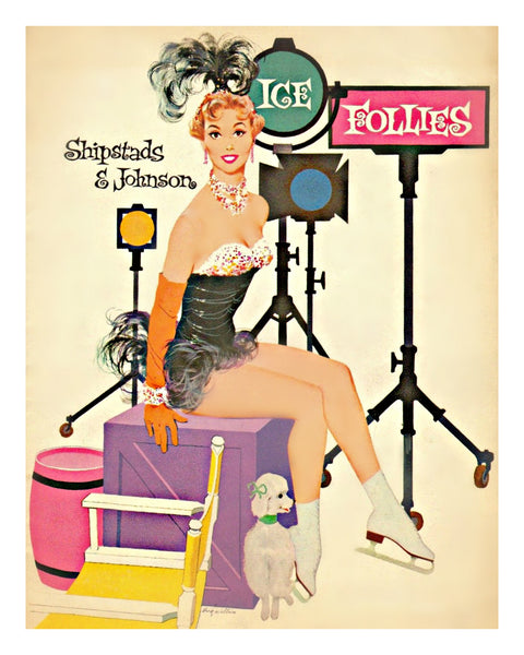 Ice Follies 8X10 Vintage Print #2