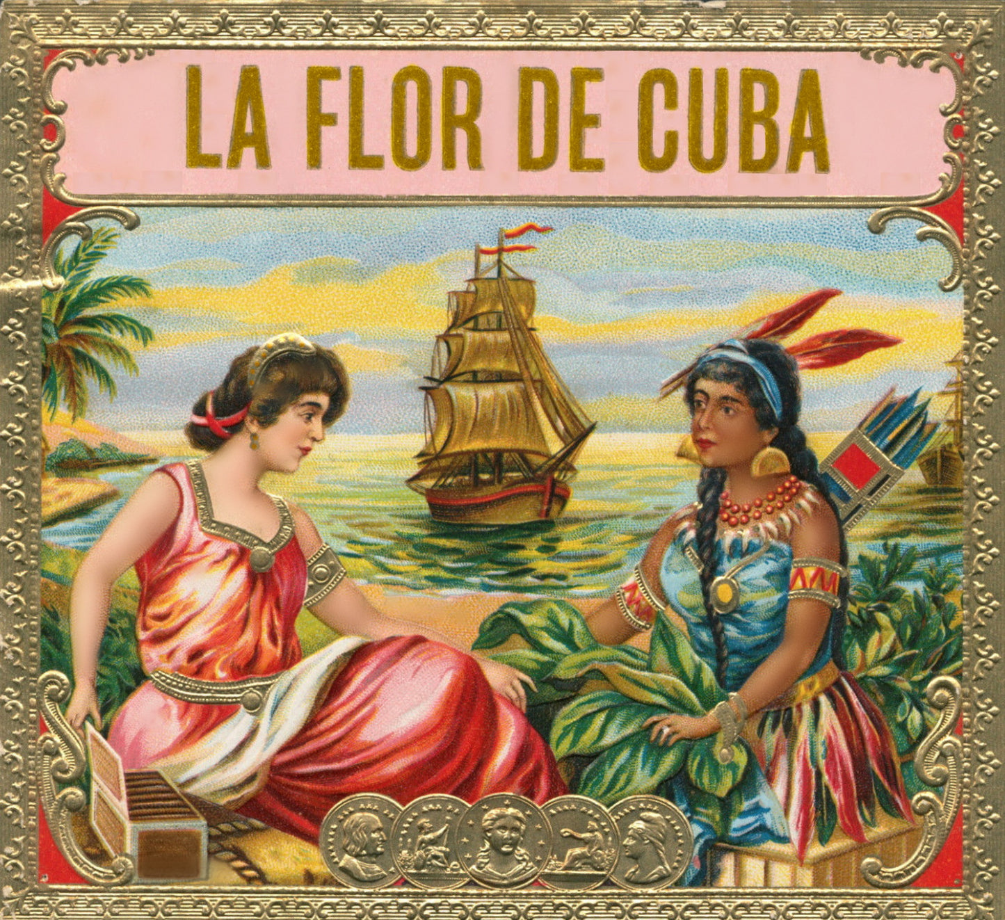 La Flora De Cuba Label