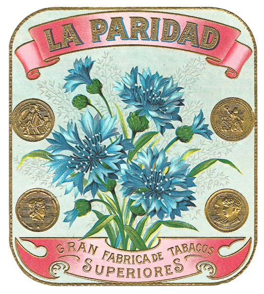 La Paridad Vintage Cigar Label
