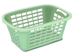 Green Laundry Basket