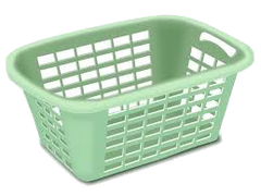 Green Laundry Basket