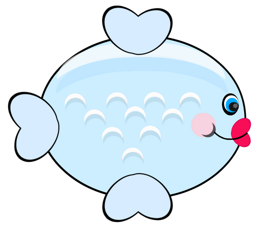 Baby Boy Blue Fish