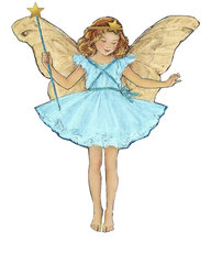 Fairy Turquoise Dress & Natural Wings