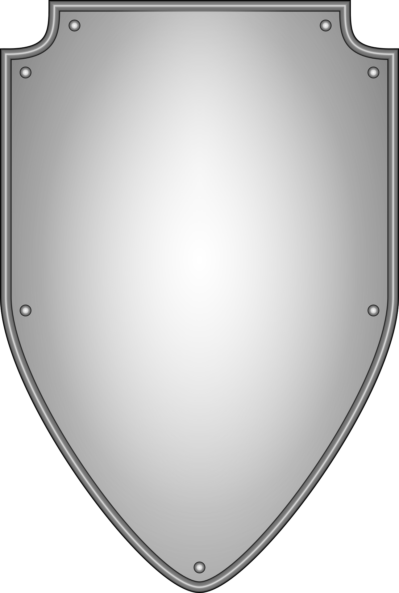 Medieval Shield Blank Make Your Own Coat of Arms