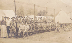 Military War Camp - Vintage Photo
