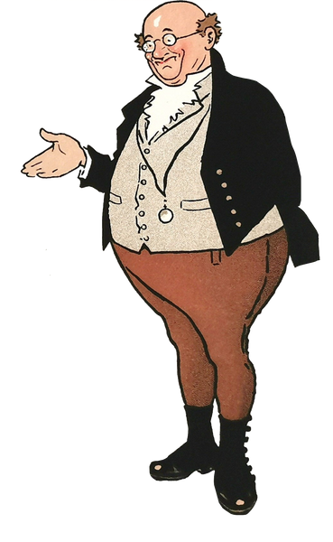 Mr. Pickwick from Charles Dickens