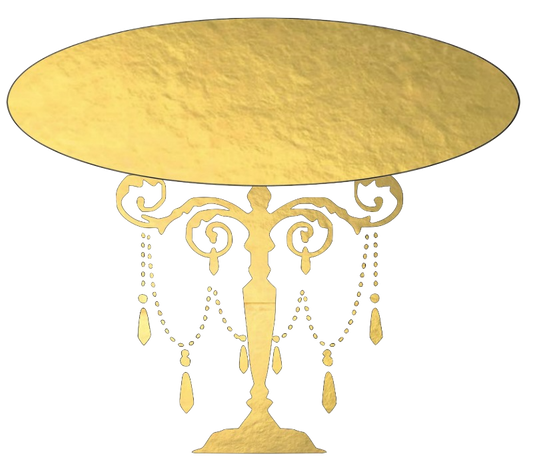 Beautiful Gold Cake Stand - Perfect for a wedding cake!