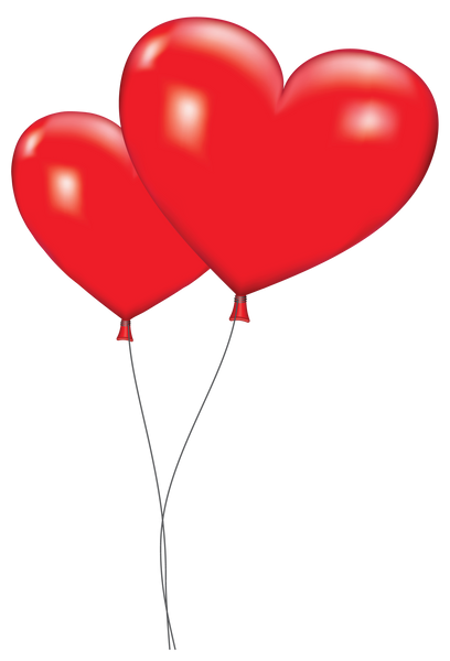 Red Hearts Balloons