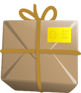 Package Brown Wrap Box