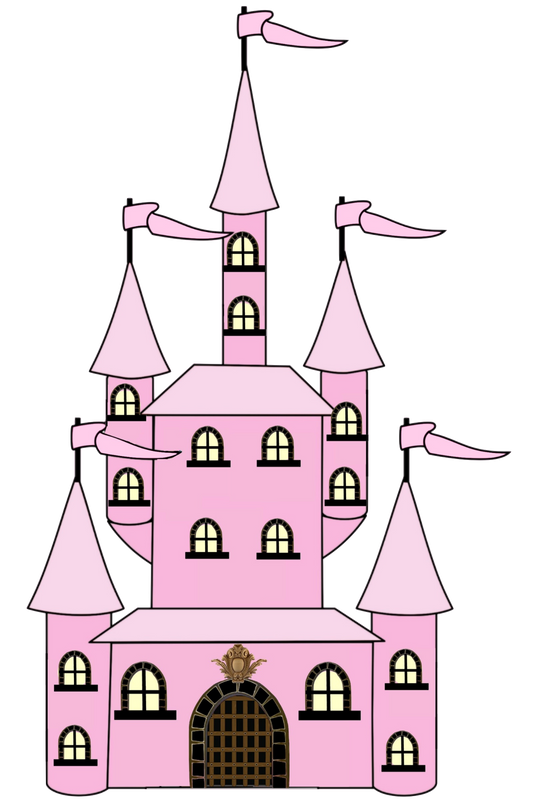 Beautiful Pink Castle - Personalize this