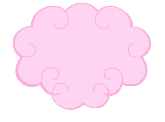 Pink Cloud lined in Pink perfect Baby Sign