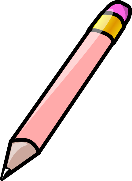 6 Pink Pencil Images