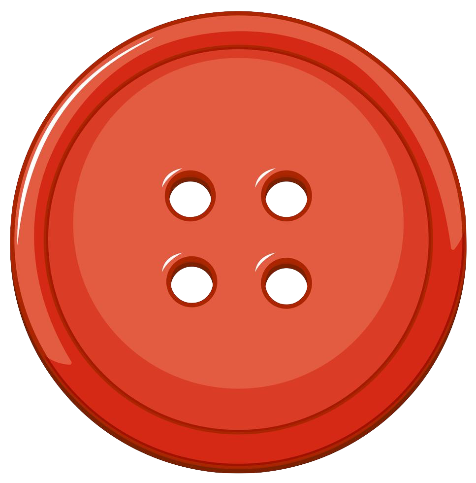 Red Shiny Button Clip art transparent back