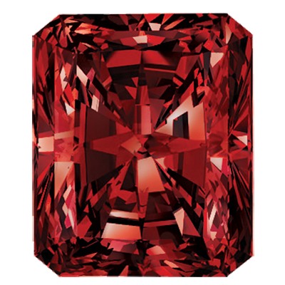 12 Red Diamond Gemstones - Crystals - Rhinestones -Glam Sparkle