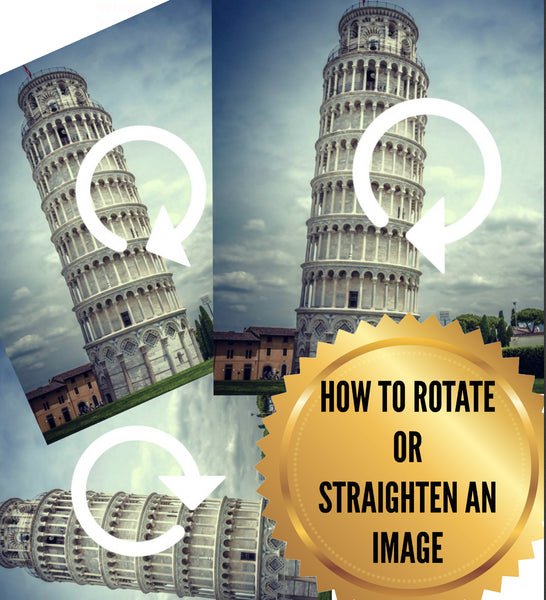 How To Flip - Rotate Or Straighten An Image