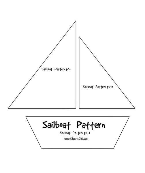 Sailboat Quit Pattern & Applique