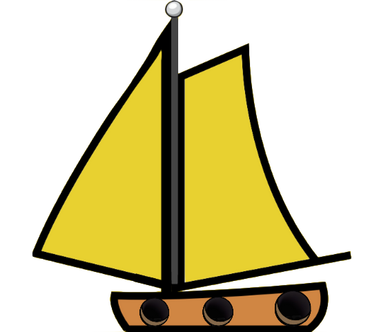 Yellow Sail Boat