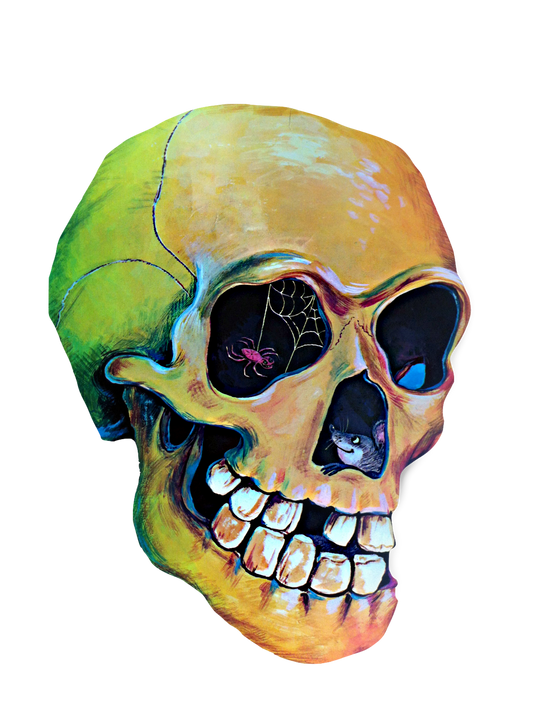 Glowing Scary Skull