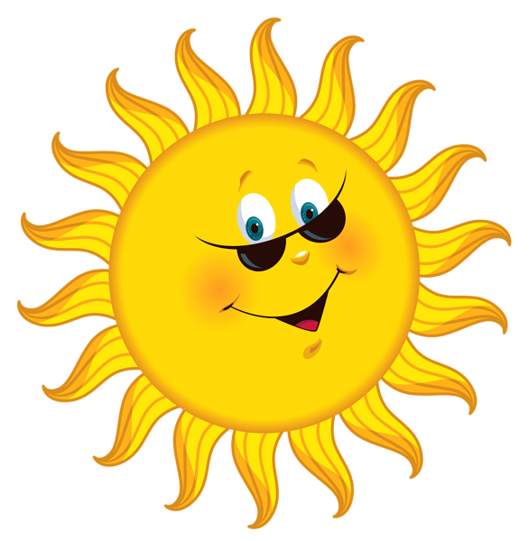 The Sun wearing sunglasses clip art transparent back png image -Pool Party Clip art