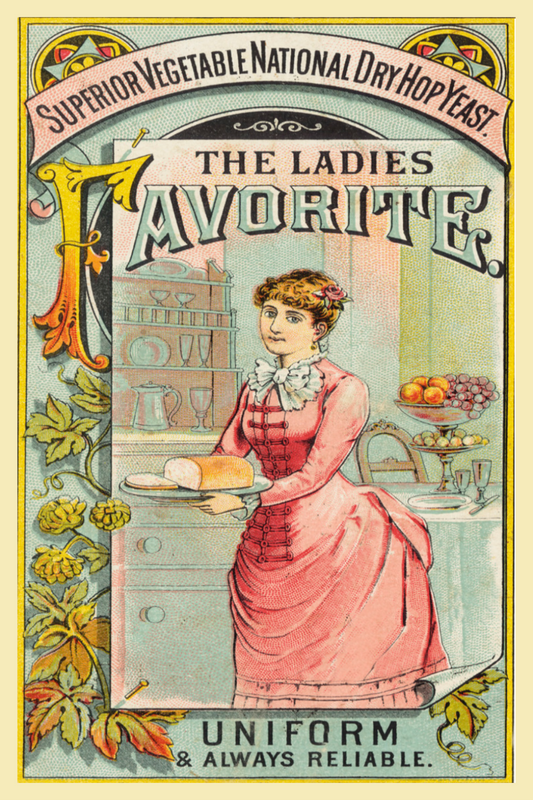The Ladies Favorite Superior Yeast Vintage Postcard