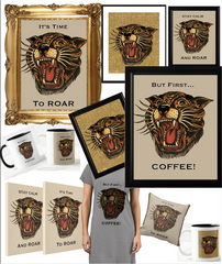 Tiger Print "Stay Calm & Roar"