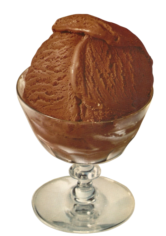 Vintage Ice Cream Chocolate-  Retro Kitchen - Diner