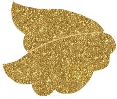 Glitter Golden Wings