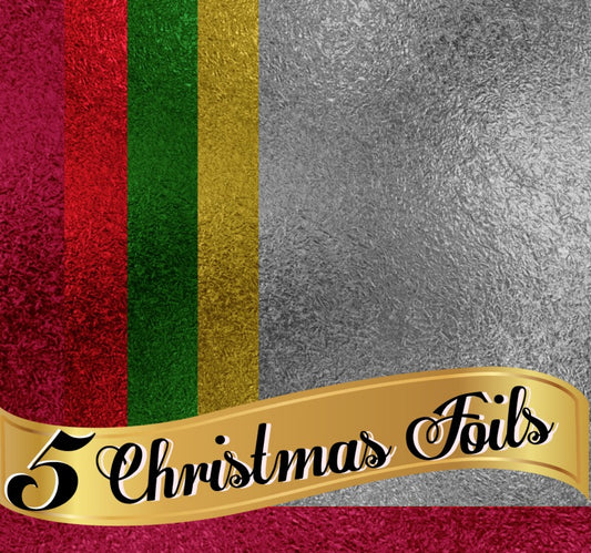 Christmas Foils Bundle - 8 Images 12x12 Backgrounds