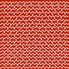 Red & White Wave -  Background 12x12